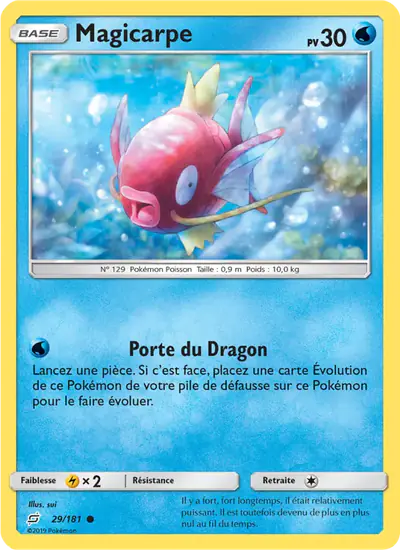 Image de la carte Pokemon Magicarpe 29/181
