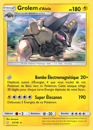 Grolem d'Alola 37/181
