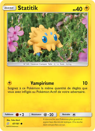 Image de la carte Pokemon Statitik 47/181