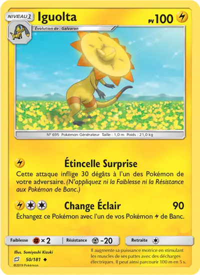Image de la carte Pokemon Iguolta 50/181