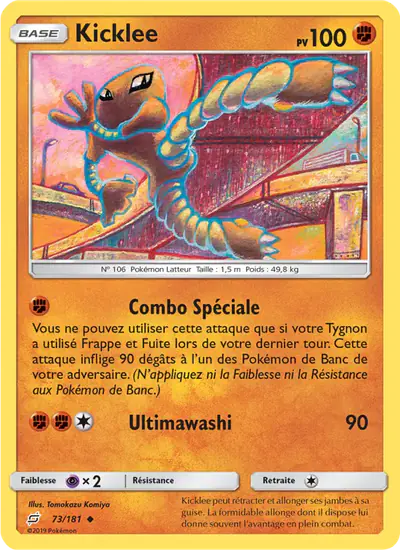 Image de la carte Pokemon Kicklee 73/181