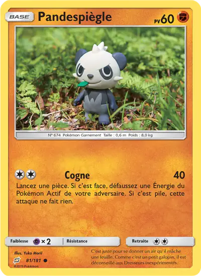Image de la carte Pokemon Pandespiègle 81/181