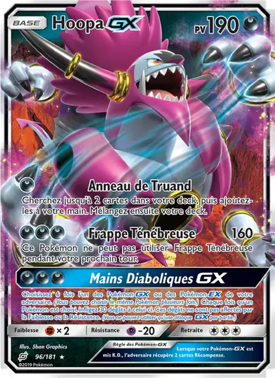 Image de la carte Pokemon Hoopa GX 96/181