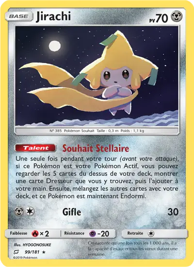 Image de la carte Pokemon Jirachi 99/181