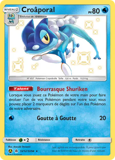 Image de la carte Pokemon Croâporal SV12/68