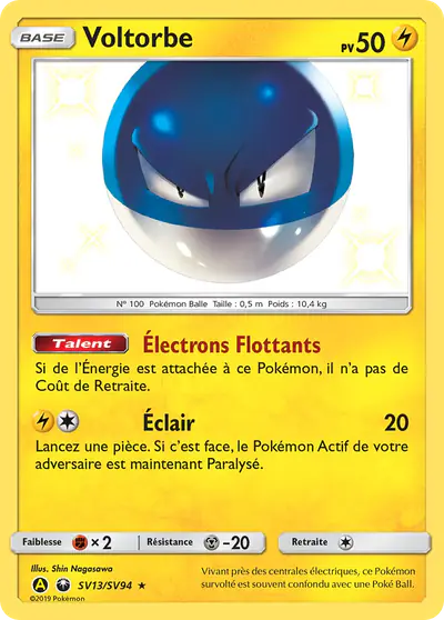Image de la carte Pokemon Voltorbe SV13/68