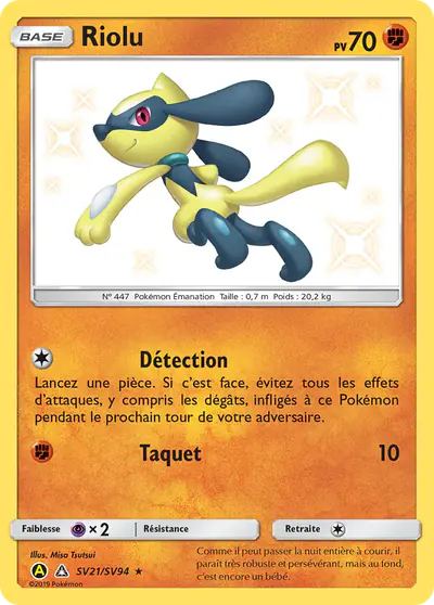 Image de la carte Pokemon Riolu SV21/68