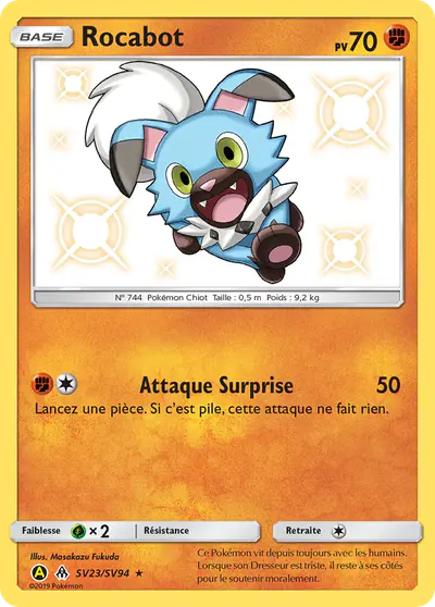 Image de la carte Pokemon Rocabot SV23/68