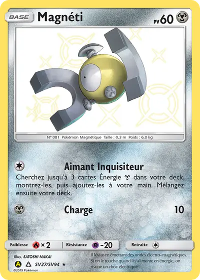 Image de la carte Pokemon Magnéti SV27/68