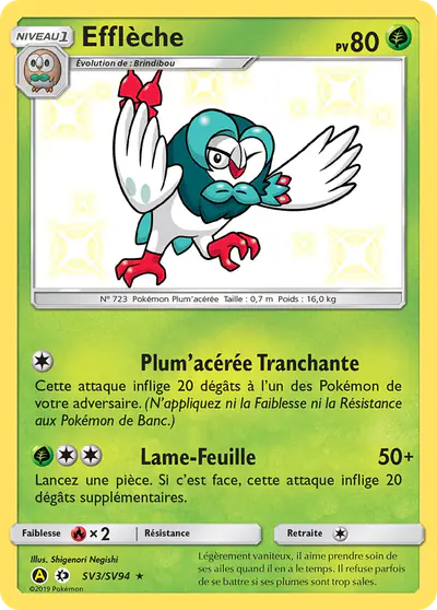 Image de la carte Pokemon Efflèche SV3/68