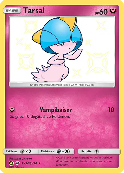 Image de la carte Pokemon Tarsal SV34/68