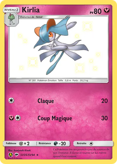 Image de la carte Pokemon Kirlia SV35/68