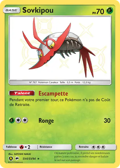 Image de la carte Pokemon Sovkipou SV4/68