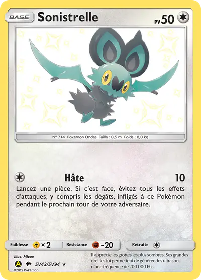 Image de la carte Pokemon Sonistrelle SV43/68