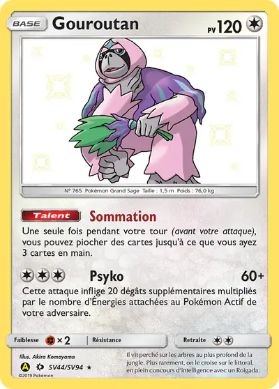 Image de la carte Pokemon Gouroutan SV44/68