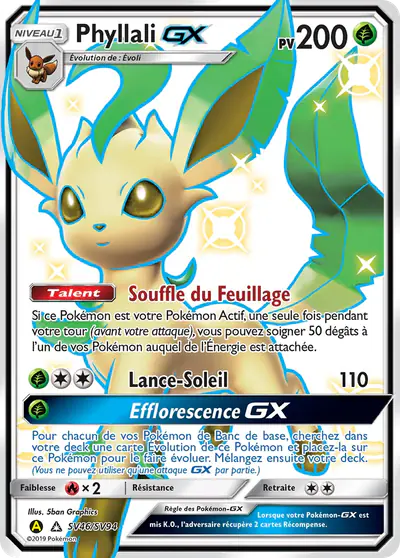 Image de la carte Pokemon Phyllali GX SV46/68