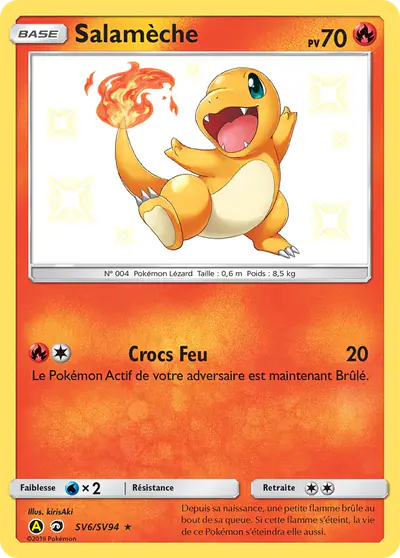 Image de la carte Pokemon Salamèche SV6/68