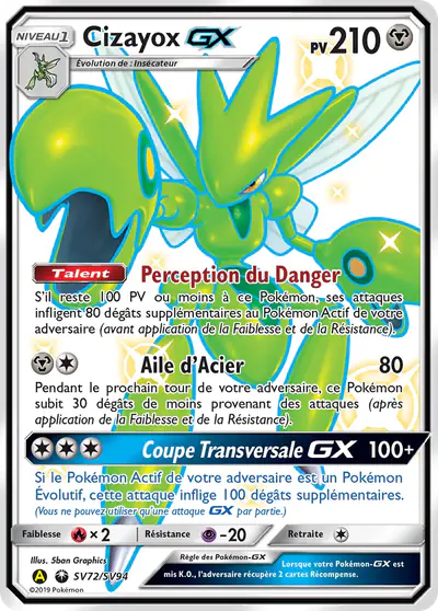 Image de la carte Pokemon Cizayox GX SV72/68