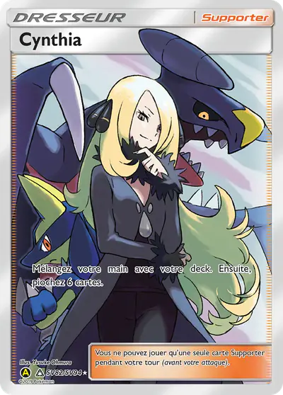 Image de la carte Pokemon Cynthia SV82/68
