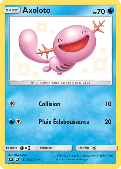 Image de la carte Pokemon Axoloto SV9/68