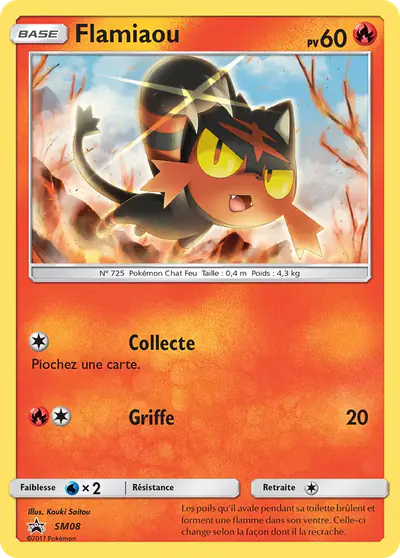 Image de la carte Pokemon Flamiaou SM08/248