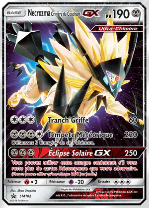Necrozma Crini&egrave;re du Couchant GX SM102