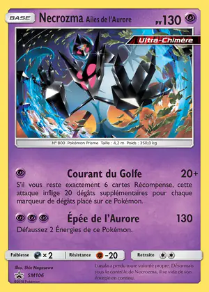 Necrozma Ailes de l'Aurore SM106