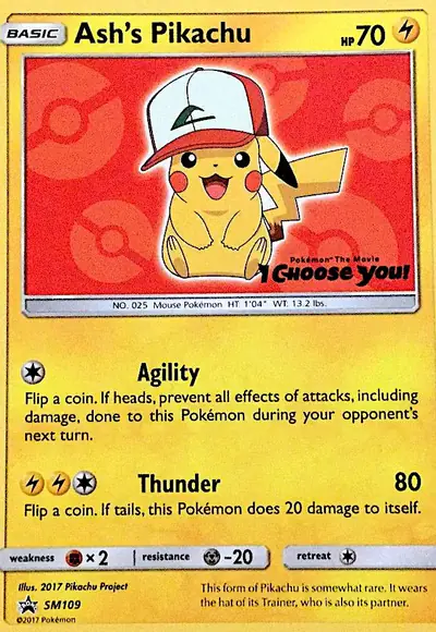 Image de la carte Pokemon Pikachu de Sacha SM109/248