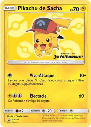 Pikachu de Sacha SM111
