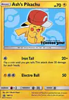 Image de la carte Pikachu de Sacha SM113/