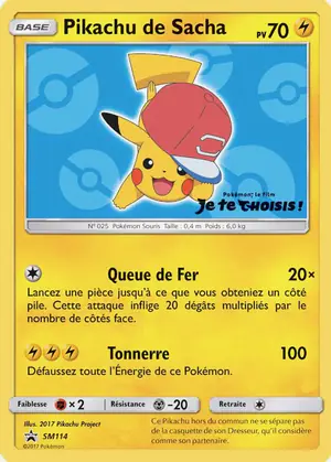 Pikachu de Sacha SM114