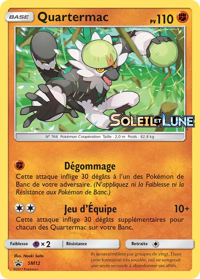 Image de la carte Pokemon Quartermac SM12/248