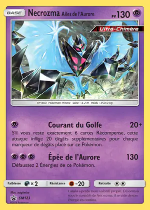 Necrozma Ailes de l'Aurore SM123