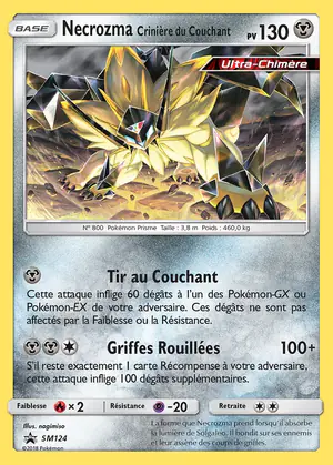 Necrozma Crini&egrave;re du Couchant SM124