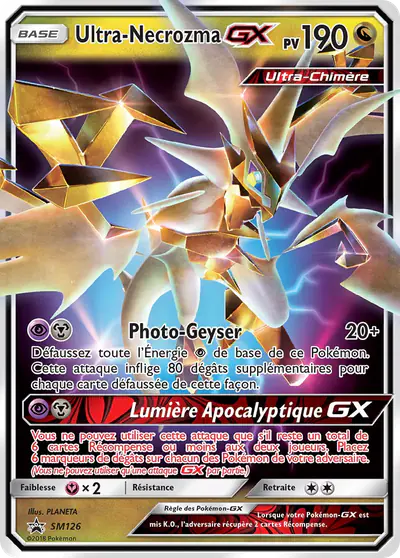 Image de la carte Pokemon Ultra-Necrozma GX SM126/248