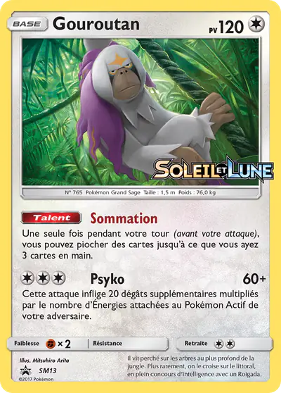 Image de la carte Pokemon Gouroutan SM13/248
