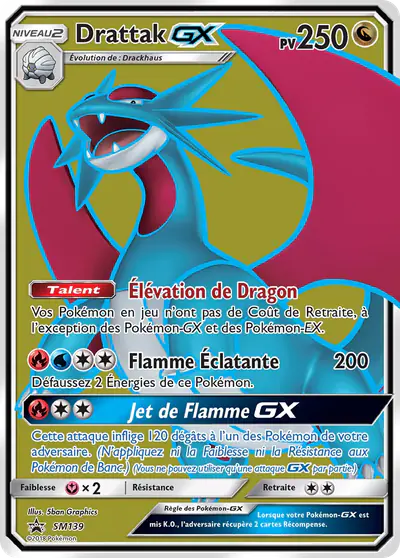 Image de la carte Pokemon Drattak GX SM139/248