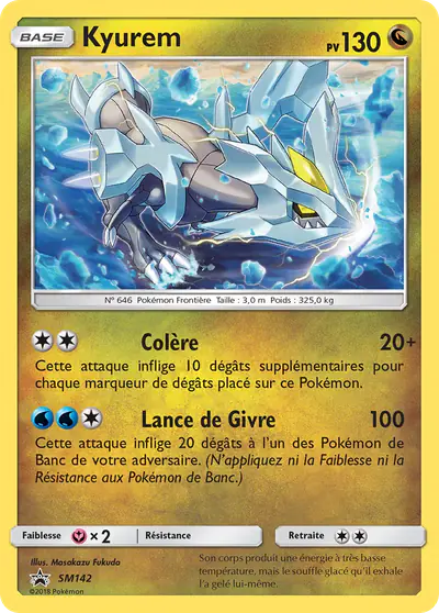 Image de la carte Pokemon Kyurem SM142/248