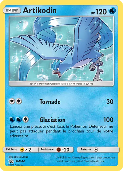 Image de la carte Pokemon Artikodin SM144/248