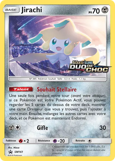Image de la carte Pokemon Jirachi SM161/248