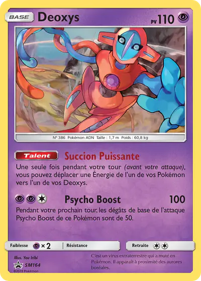 Image de la carte Pokemon Deoxys SM164/248