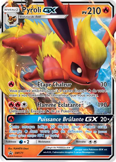 Image de la carte Pokemon Pyroli GX SM171/248
