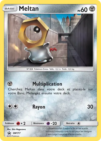 Image de la carte Pokemon Meltan SM177/248
