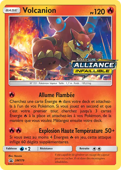 Image de la carte Pokemon Volcanion SM179/248
