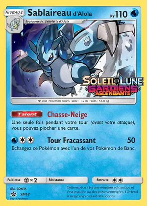 Sablaireau d'Alola SM18