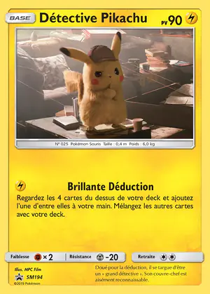 D&eacute;tective Pikachu SM194