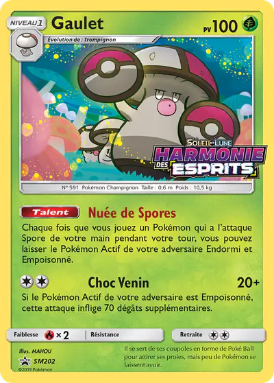 Image de la carte Pokemon Gaulet SM202/248
