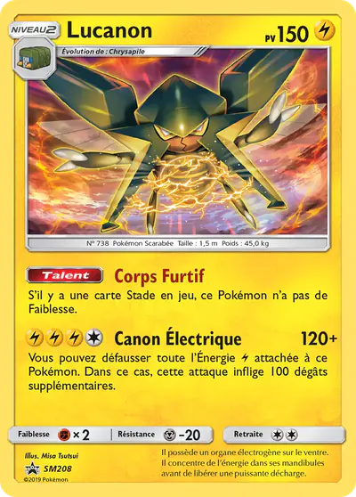 Image de la carte Pokemon Lucanon SM208/248