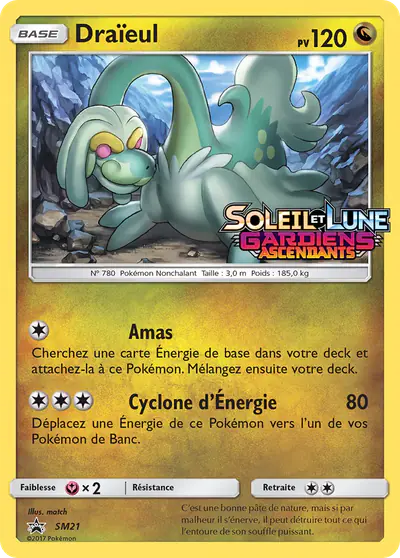 Image de la carte Pokemon Draïeul SM21/248