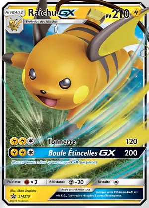 Raichu GX SM213